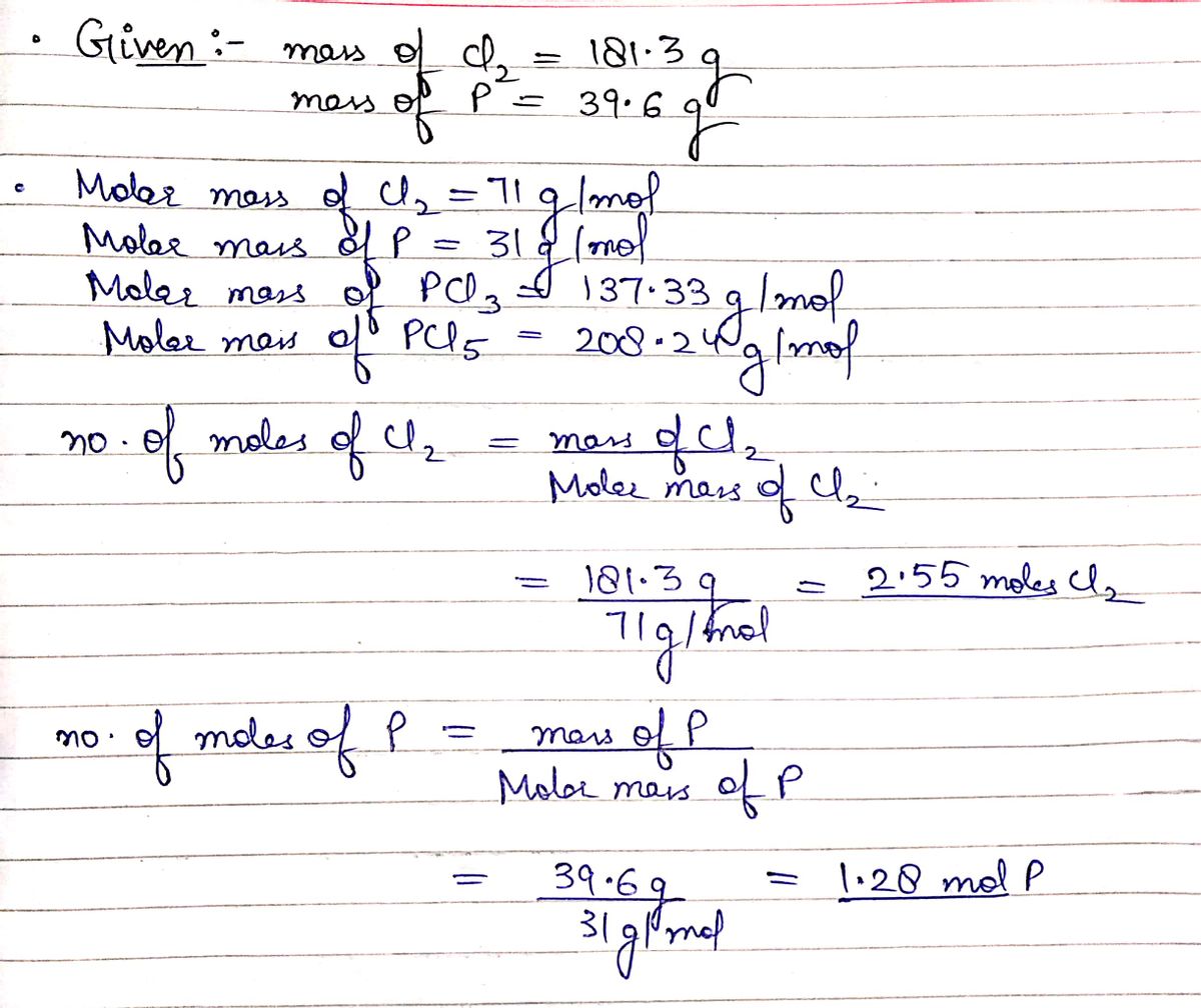 Chemistry homework question answer, step 1, image 1